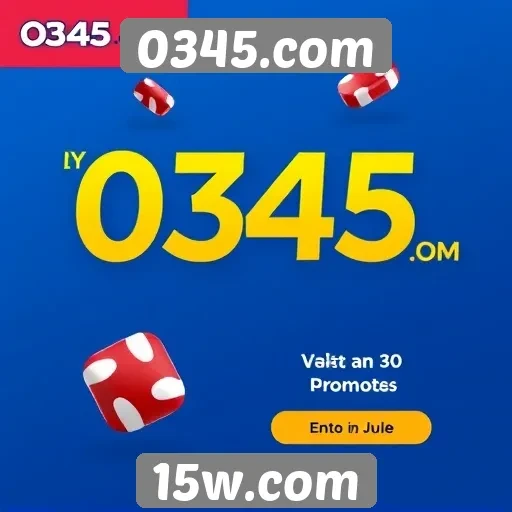 Promoções e bônus disponíveis em 0345.com